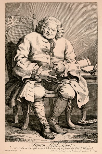 Simon, Lord Lovat, 1746 by William Hogarth