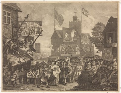 Southwark Fuarı by William Hogarth