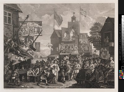Southwark Fuarı by William Hogarth