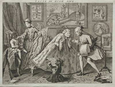 Yüksek Yaşamda Tat, 1746. by William Hogarth