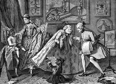 Yüksek Yaşamda Tat, 1746. by William Hogarth