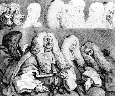 Bench, 1758. by William Hogarth