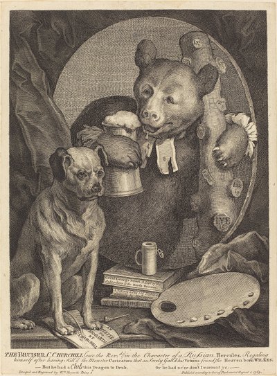 Bruiser by William Hogarth