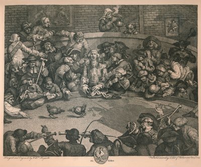 Kokpit, 1759. by William Hogarth