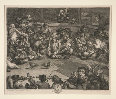 horoz dövüşü by William Hogarth