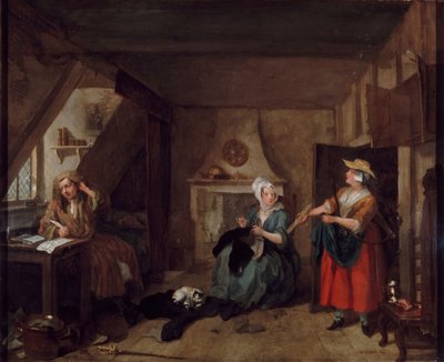 Sıkıntılı Şair, 1733-1735. by William Hogarth