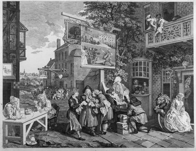 Seçim II: Oylar için Kanvas, Charles Grignion (1717-1810) 1757 tarafından oyulmuş (ayrıca bkz. 1997) by William Hogarth