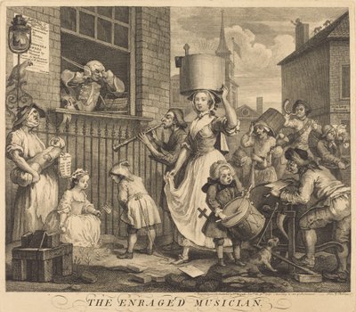 Öfkeli Müzisyen by William Hogarth
