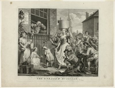 Öfkeli Müzisyen by William Hogarth