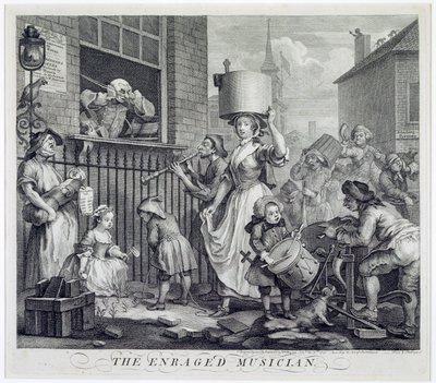 Öfkeli Müzisyen, 1741 by William Hogarth
