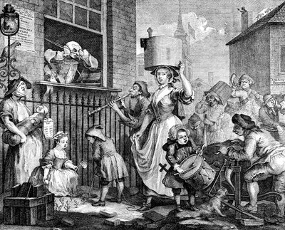 Öfkeli Müzisyen, 1741 by William Hogarth