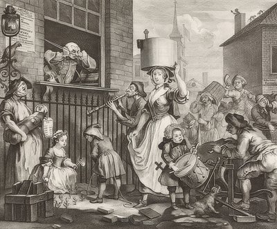 Öfkeli Müzisyen. 1741 by William Hogarth