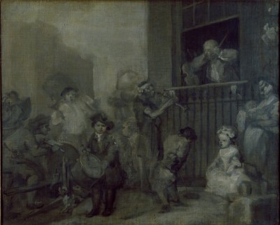 Öfkeli Müzisyen, c1741 by William Hogarth