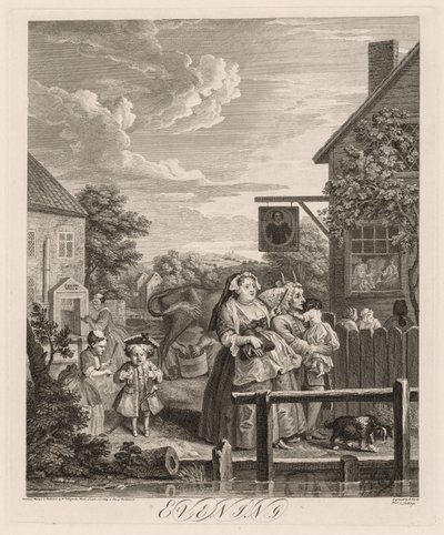 Günün Dört Saati: Akşam by William Hogarth