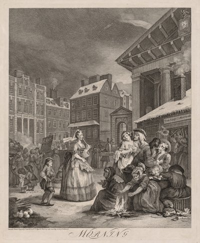 Günün Dört Saati: Sabah by William Hogarth