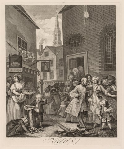 Günün Dört Vakti: Öğlen, 1738. by William Hogarth