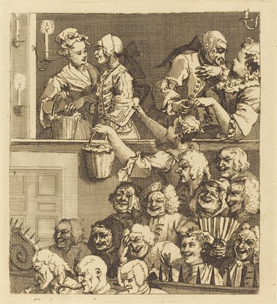 Gülen Seyirci by William Hogarth