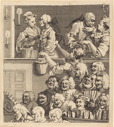 Gülen Seyirci by William Hogarth