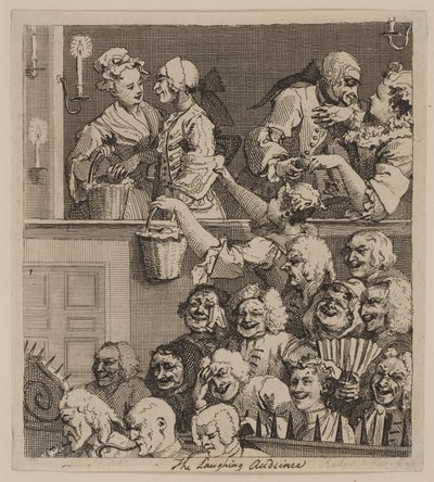 Gülen Seyirci by William Hogarth