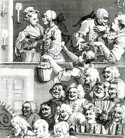 Gülen Seyirci, 1733 by William Hogarth