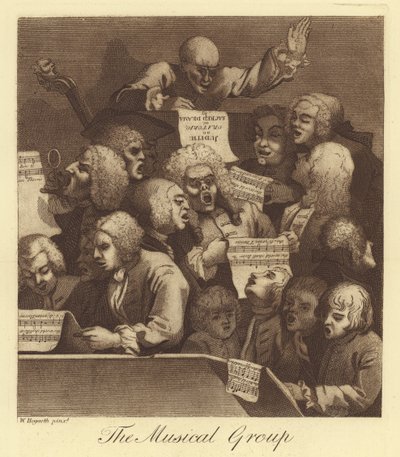 Müzik Grubu by William Hogarth