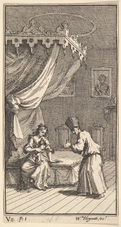 The New Metamorphosis, Plate 5: Fantasio, Lapdog