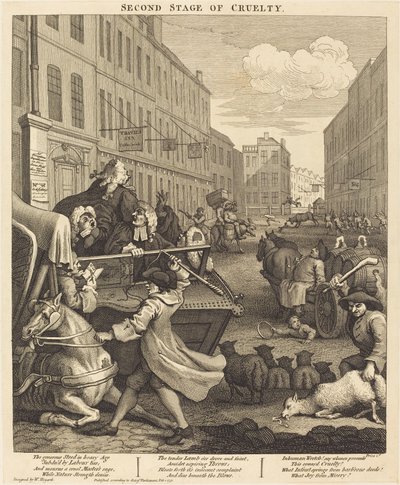 Zulümün İkinci Aşaması by William Hogarth