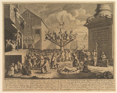 Güney Denizi Planı, 1722. by William Hogarth