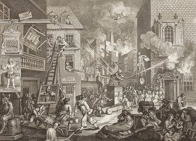 The Times, Levha 1 / Die Zeiten, Blatt 1. 1762 by William Hogarth