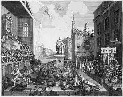 The Times, Plaka II by William Hogarth