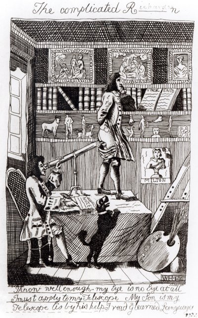 Karmaşık Richardson, 1724 by William Hogarth