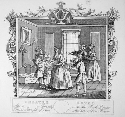 Kraliyet Tiyatrosu by William Hogarth