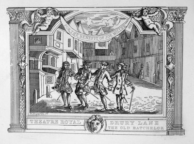 Kraliyet Tiyatrosu, Drury Lane Eski Lisans by William Hogarth