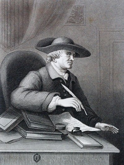 Thomas Morell (1703 – 1784) İngiliz librettist, William Hogarth'ın klasik bilim adamı by William Hogarth