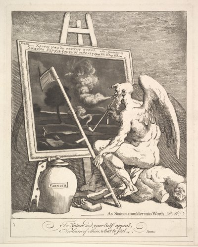 Bir Resim Sigara İçme Zamanı, ca. 1761. by William Hogarth
