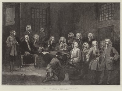 Donanma Valisinin Yargılanması by William Hogarth