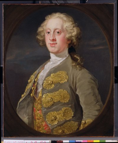 William Cavendish, Marquess of Hartington, Later 4th Duke of Devonshire (1720-64) 1741  by William Hogarth