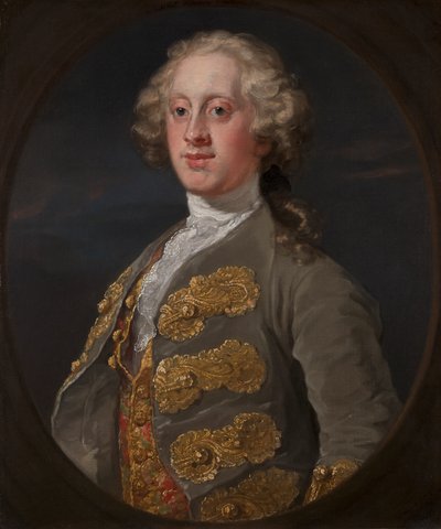 William Cavendish, Hartington Markisi, Daha sonra dördüncü Devonshire Dükü by William Hogarth