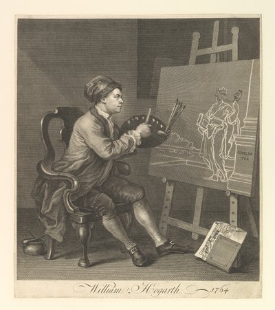 William Hogarth, Majestelerinin Serjeant Ressamı, 1764. by William Hogarth