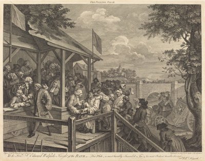 yoklama by William Hogarth and Francois Morellon de La Cave