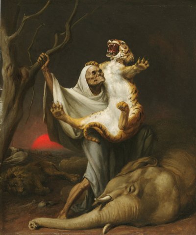 Ölümün Gücü, c.1890. by William Holbrook Beard