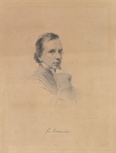 George Richmond - Otoportre, 1850-70. by William Holl