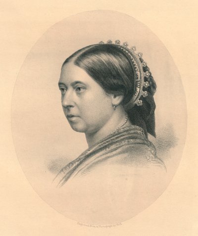 Majesteleri Kraliçe, 1860'lar. by William Holl