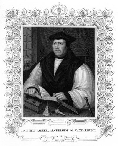 Matthew Parker, İngiliz başrahip, 19. yüzyıl by William Holl