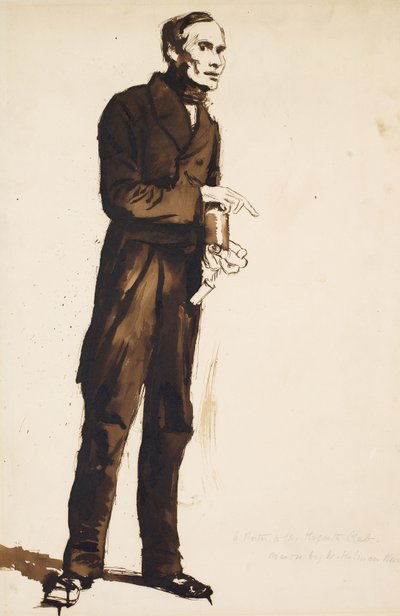 Hogarth Kulübüne Bir Kapıcı by William Holman Hunt