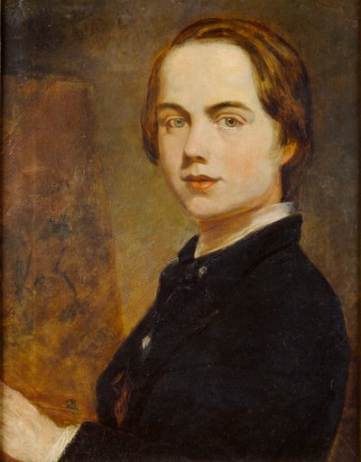 14 Yaşında Otoportre, 1841 by William Holman Hunt