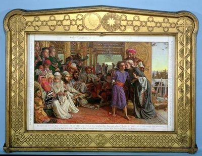 Kurtarıcının Tapınakta Bulunması, 1855 by William Holman Hunt