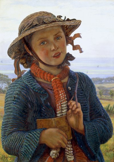 ದಿ ಸ್ಕೂಲ್-ಗರ್ಲ್ಸ್ ಹಿಮ್, 1859 ಟರ್ಕ್ by William Holman Hunt