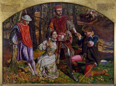 Verona İki Beyefendi, 1850-1851. by William Holman Hunt