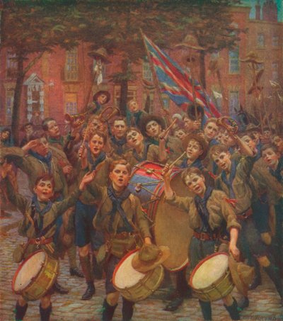 Baş İzci tezahürat, c1914 1928 by William Holt Yates Titcomb